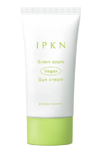 Ipkn - Crema Solar Vegana De Manzana Verde 1.7 fl Oz/1.69 Fl