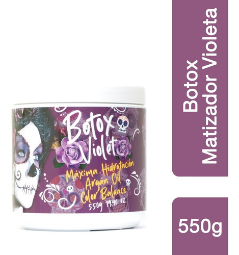 Crema Botox Matizador Violeta Máxima Hidratación 550g