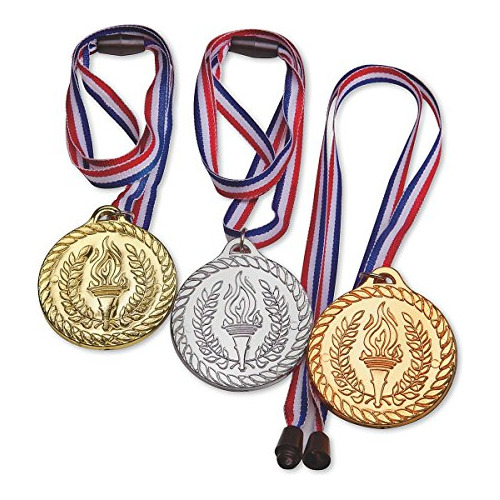 Medallas De   Estilo Olímpico Cierre Desprendible (paq...