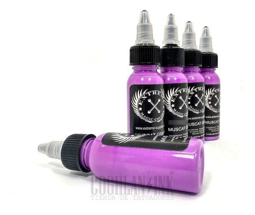 Imagen 2 de 4 de Tinta Tattoo Extreme Muscat Grape X 1oz Tatuajes Tatuar