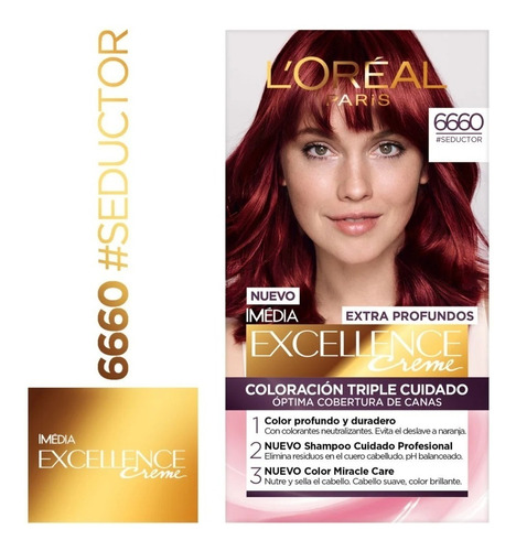 Excellence Creme L'oréal / N°6660 Seductor (5 Unidades)