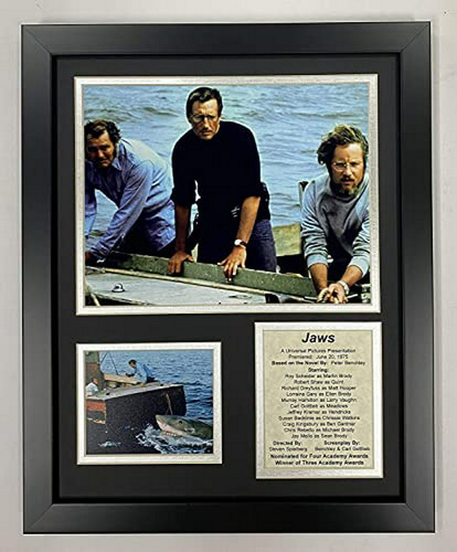 Señales - Jaws Movie Collectible | Framed Photo Collage Wall