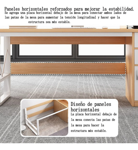 Madera Moderna Escritorio Homeoffice Estudiantil Profesiona
