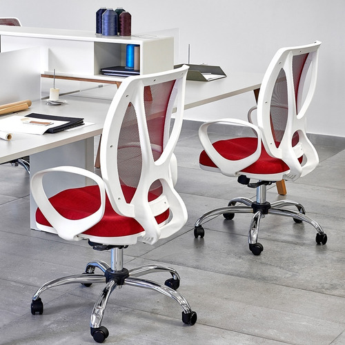 Silla Ejecutiva Alma Blanca Ideal Home Office