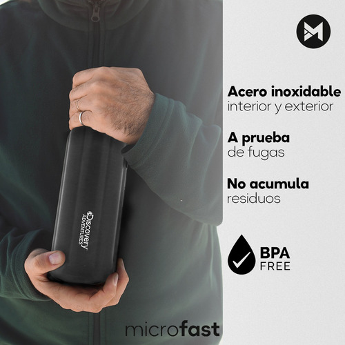 Imagen 3 de 7 de Termo Rosca Discovery 100% Original 750 Ml Acero Inoxidable