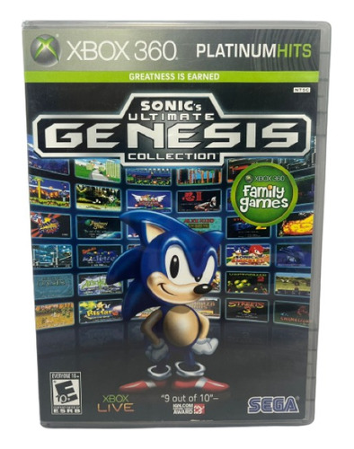 Sonic Ultimate Genesis Collection Xbox 360 Jogo Original Top (Recondicionado)