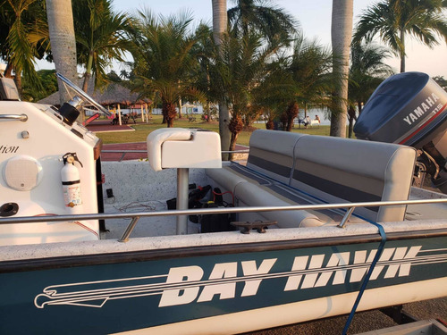 Imagen 6 de 10 de Lancha Bay Hawk 1996 20ft Yamaha 115hp Pesca Remolque Fibra
