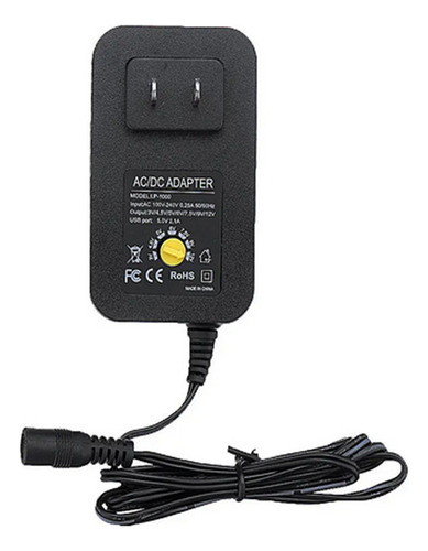 Adaptador Ajustable Ac/dc De 3 V, 4,5 V, 5 V, 6 V, 7,5 V, 9