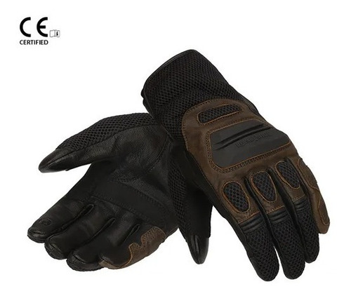 Guantes Cragsman Negro Y Marrón Original Royal Enfield