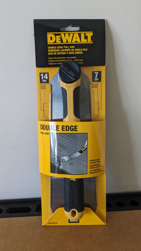 Serrucho Japonés De Doble Filo Dewalt 14 Tpi & 7 Tpi