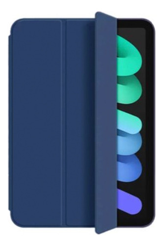 Carcasa Funda Smart Cover Para iPad Mini 6ta Gen Color Azul