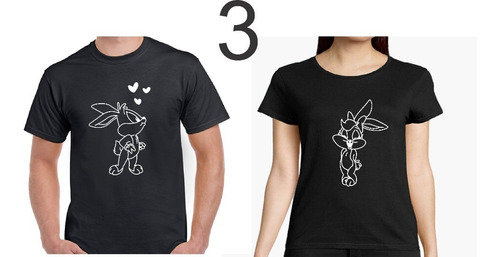 2 Camisetas Personalizadas Para Parejas Enamorados | Cuotas sin interés