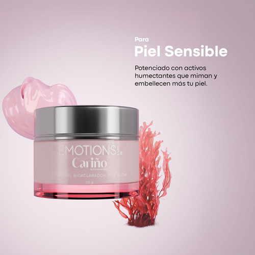 Crema Facial En Gel Bioaclarador Emotions Labs Cariño Momento de aplicación Día/Noche Tipo de piel Todo tipo de piel