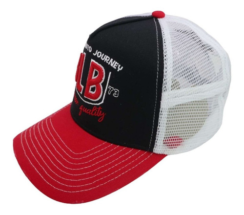 Gorra Black Label Biker Moto Journey Trucker Retro