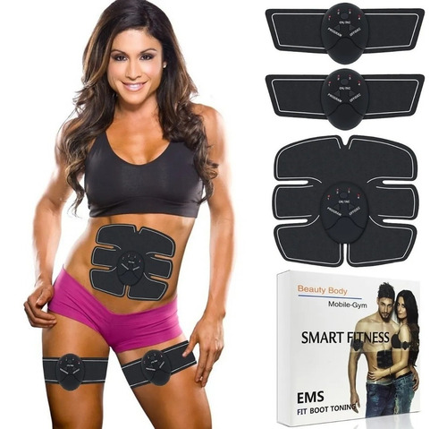 Estimulador Muscular Abdomen Brazos Piernas Smart Fitness