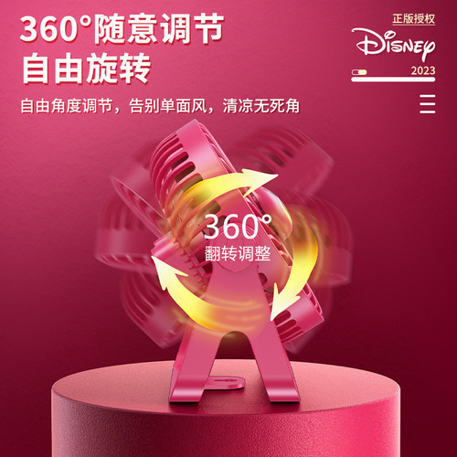 Ventilador Pequeño De Escritorio Disney Three Gears Mickey S