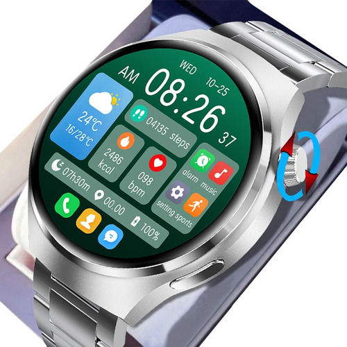 2023 Gt4 Pro Glucosa Bluetooth Call Nfc Relojes Inteligentes