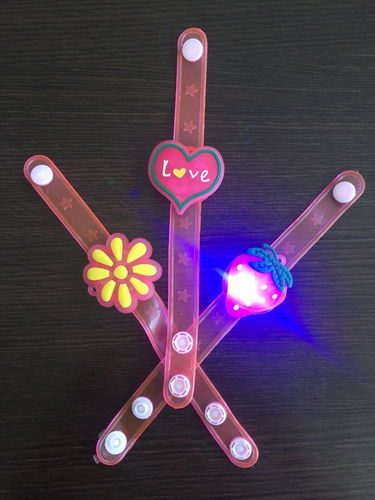 Imagen 7 de 10 de Cotillon Luminoso Led Fluo Combo Carioca 115 Art + Regalo!!!