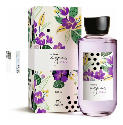 Natura Aguas De Violeta Colonia Femenina De 150 Ml + Válvula