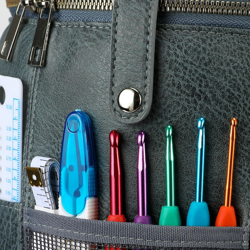 Suporte Organizador De Ganchos De Crochê De Grande