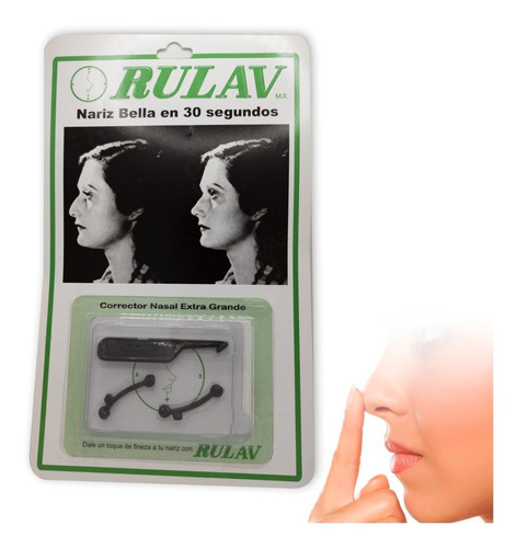 Corrector Nasal Respingador Rulav Extra Grande 3.5