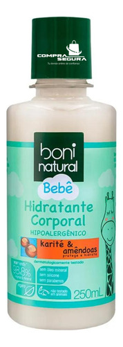 Crema Hidratante Corporal Sin Parabenos Natural Para Bebés