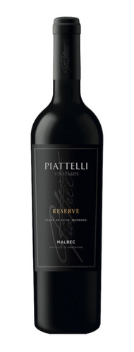 Caja X 6 Piattelli Reserve Malbec Lujan De Cuyo Mendoza 750