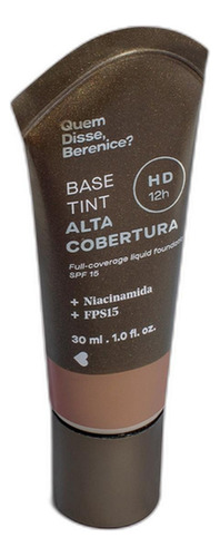 Base de maquiagem em líquida Quem Disse, Berenice? Quem Disse, Berenice? Base Tint HD 12h tom cor 13q - 43g