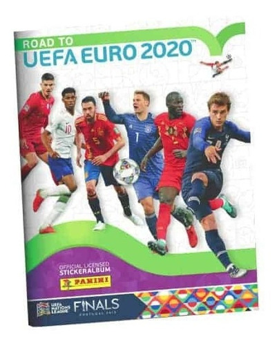 Álbum Road To Euro 2020 Panini + Set De Láminas Brillantes