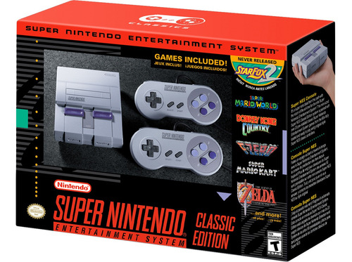 Mini Súper Nintendo Nes Classic Edition Snes Original 