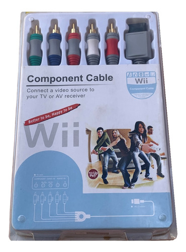 Astron Cable Componente Para Nintendo Wii Component Y/pb/pr