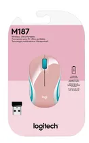 Comprar Mouse Logitech M187 Mini Wireless Refresh Pink