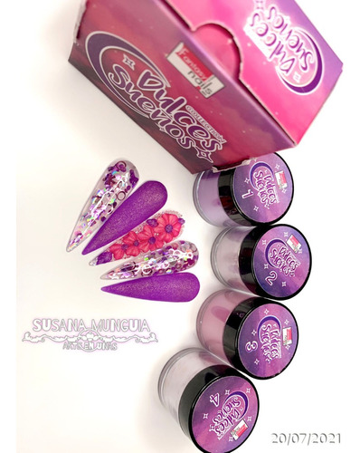 Coleccion De Acrilico Dulces Sueños De Fantasy Nails 