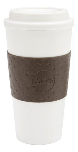 Vaso De Plastico Aislado De Doble Pared Con Funda 16 Oz Tapa