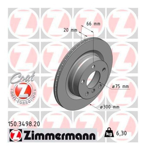 Par Disco De Freio Tras. Bmw 320i 2011-2019 (f30)