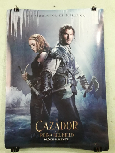 Poster Original De Cine El Cazador Y La Reina De Hielo