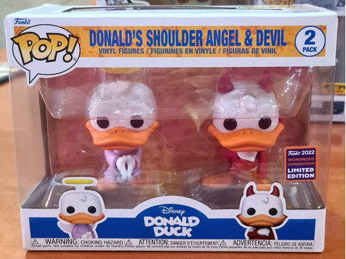 Funko Pop Donald's Shoulder Angel& Devil Wondrous Convention