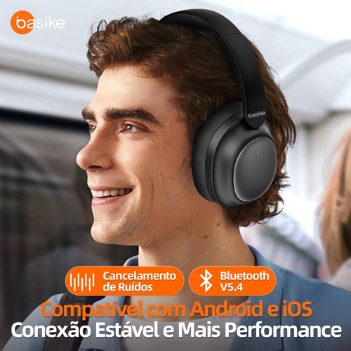 Headset Bluetooth Com Função Caixa De Som E Microfone Anc