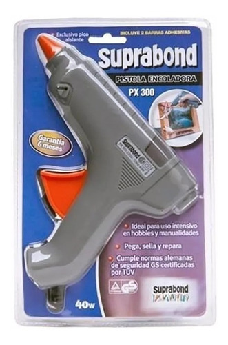 Pistola Encoladora Silicona Electrica Grande Suprabond Px300