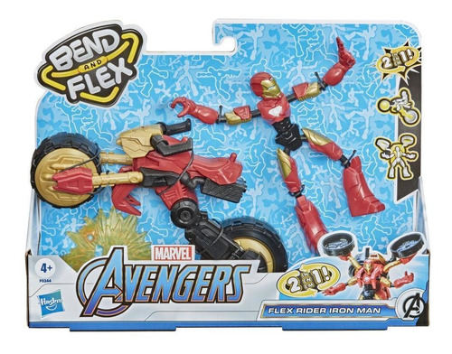 Avengers Bend And Flex Flex Vehiculo Iron Man Hasbro Origina