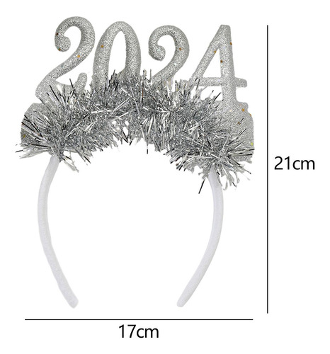 Diadema De Feliz Año Nuevo 2024, Diademas, Accesorio Para