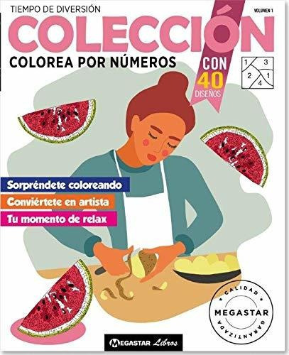 COLOREA POR NUMEROS 01, de Sin Dato. Editorial MEGASTAR, tapa blanda en español