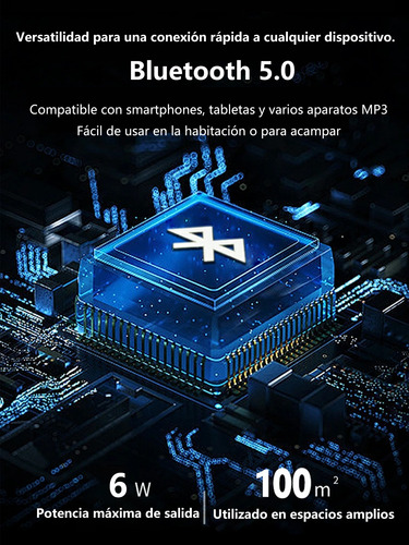 Ms2202 Bocina Portátil Bluetooth Inalambri, Usb, Aux, Sd, Fm