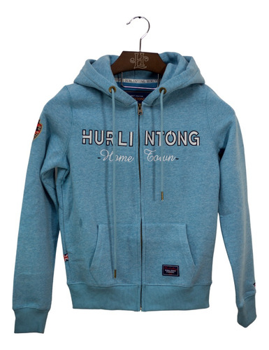 Chaqueta Tipo Hoodie Para Dama Hurlintong En Algodón 30548