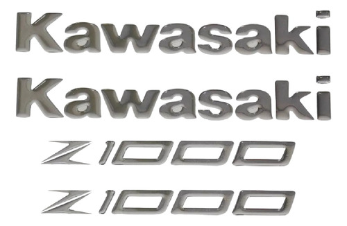 Kit Jogo Emblema Adesivo Resinado Kawasaki Z1000 Kw-re27