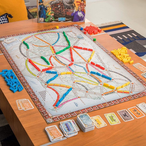 Imagen 2 de 2 de Juego de mesa ¡Aventureros al tren! Asmodee