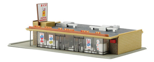Life-like Trains Ho Scale Building Kits - Ace Super Market