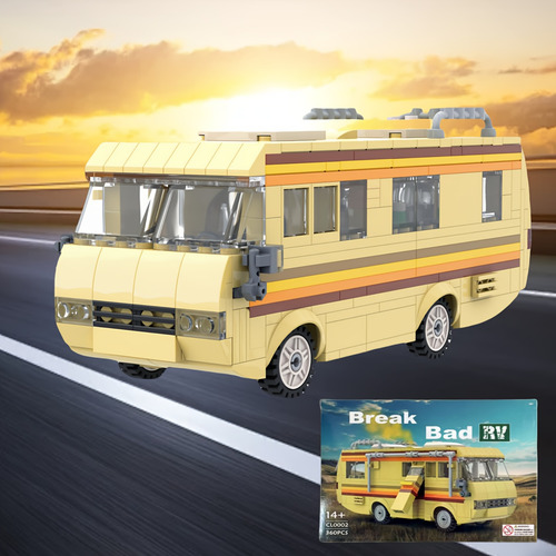 Nuevo Set De Construcción De Coches Movie Break Bad Bus Rv P