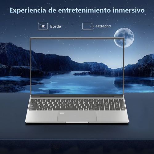 Laptop Intel Celeron Ddr4 16 Gb Ram 1024 Gb Ssd Plata 15.6