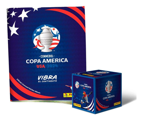 Copa America 2024 - Caja 50 Sobres + Album De Regalo